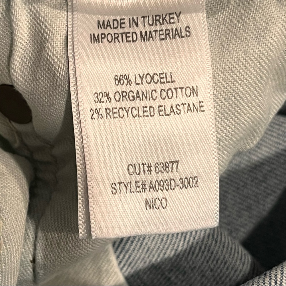 Agolde Nico High Rise Distressed Skinny Ankle Jeans Women’s size 31 - Picture 15 of 16